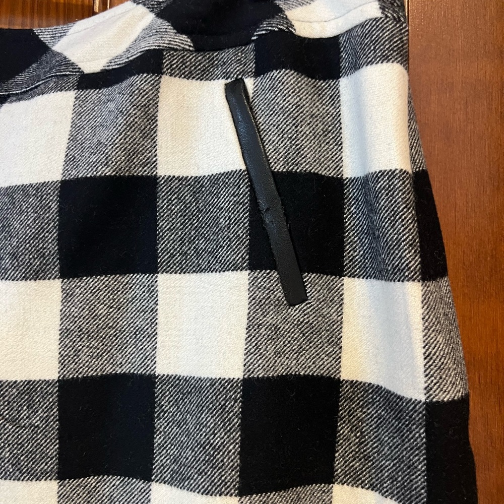 Talbots Wool Plaid Skirt Women Petite